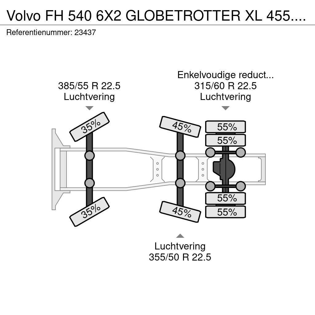 Volvo FH 540 6X2 GLOBETROTTER XL 455.000KM Tegljači