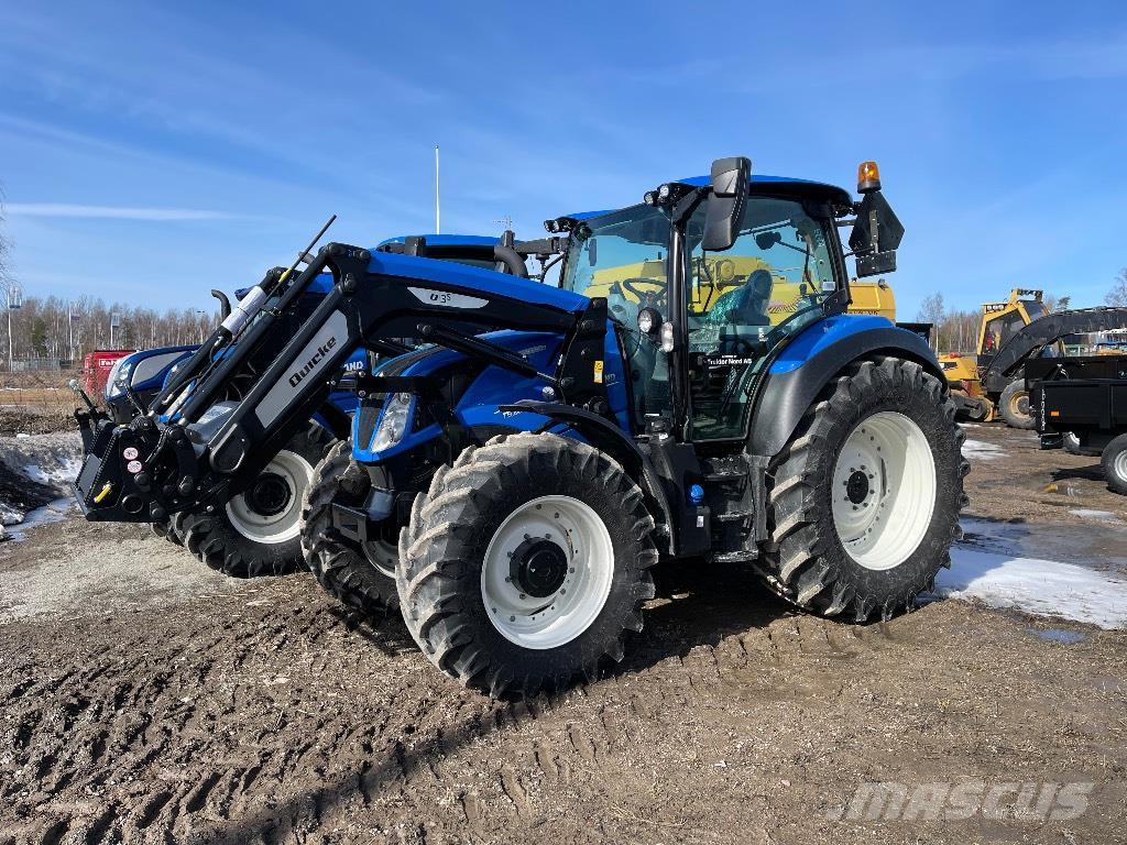 New Holland T5.130 DCT, TG, Quicke Q3S 110tim Traktori