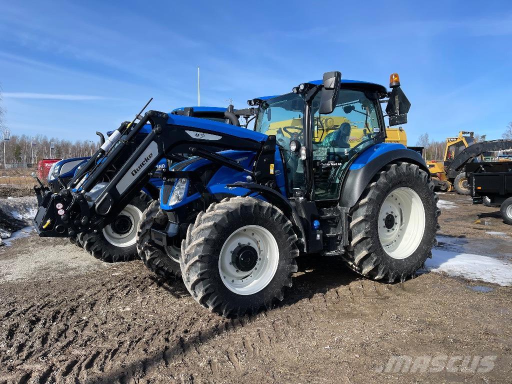 New Holland T5.130 DCT, TG, Quicke Q3S 250tim Tractors