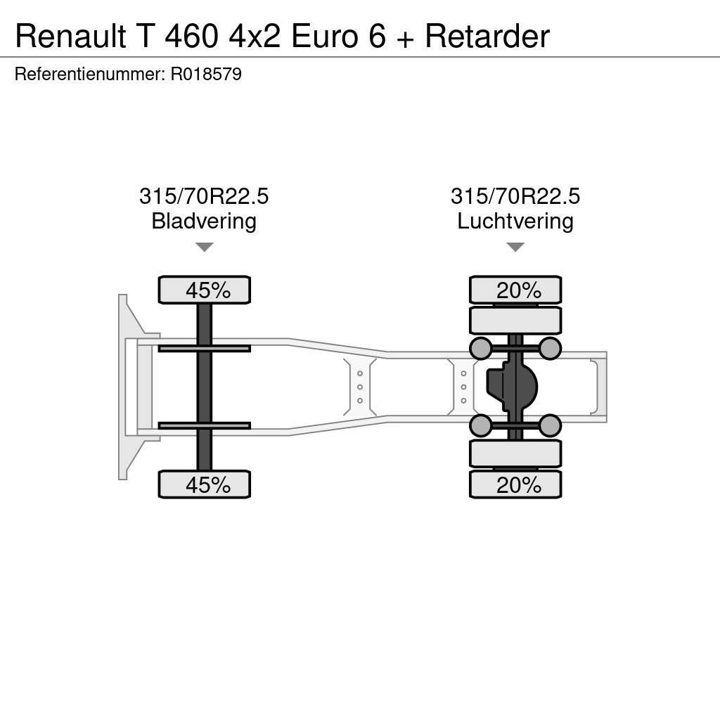 Renault T 460 4x2 Euro 6 + Retarder Tegljači