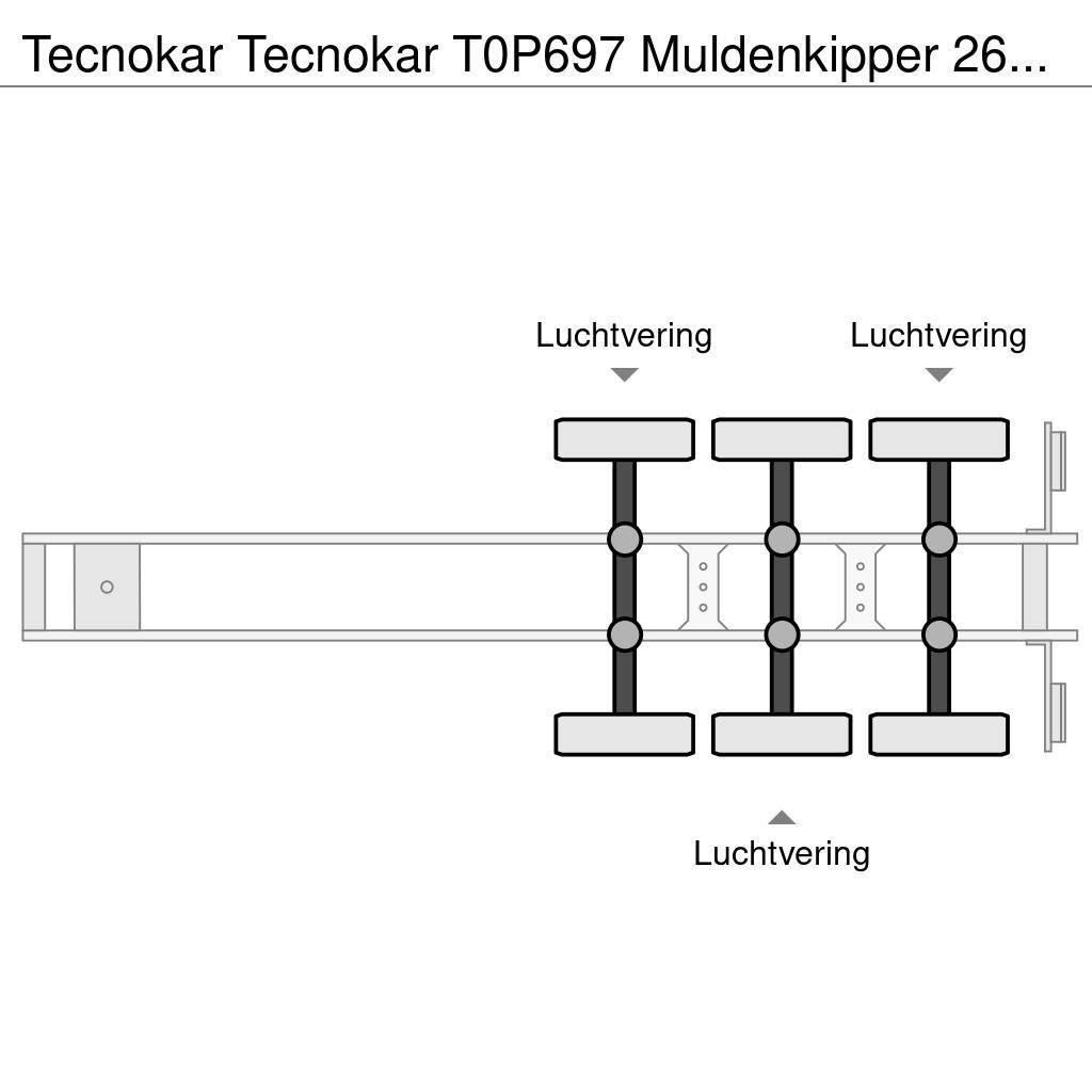  Tecnokar T0P697 Muldenkipper 26cbm Kiper poluprikolice