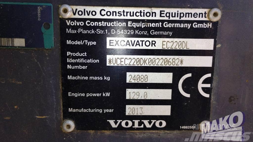 Volvo EC 220 DL Bageri guseničari