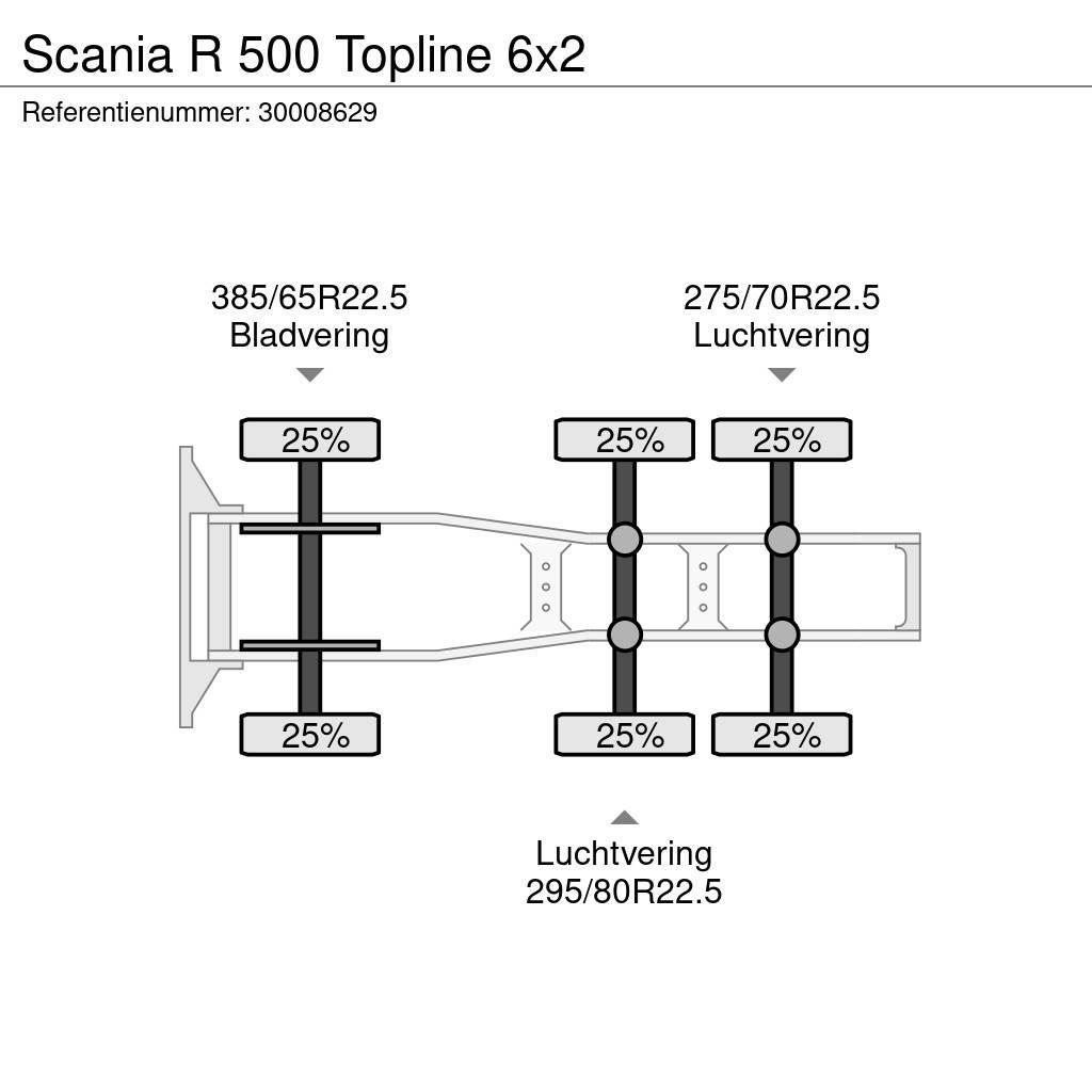 Scania R 500 Topline 6x2 Tegljači