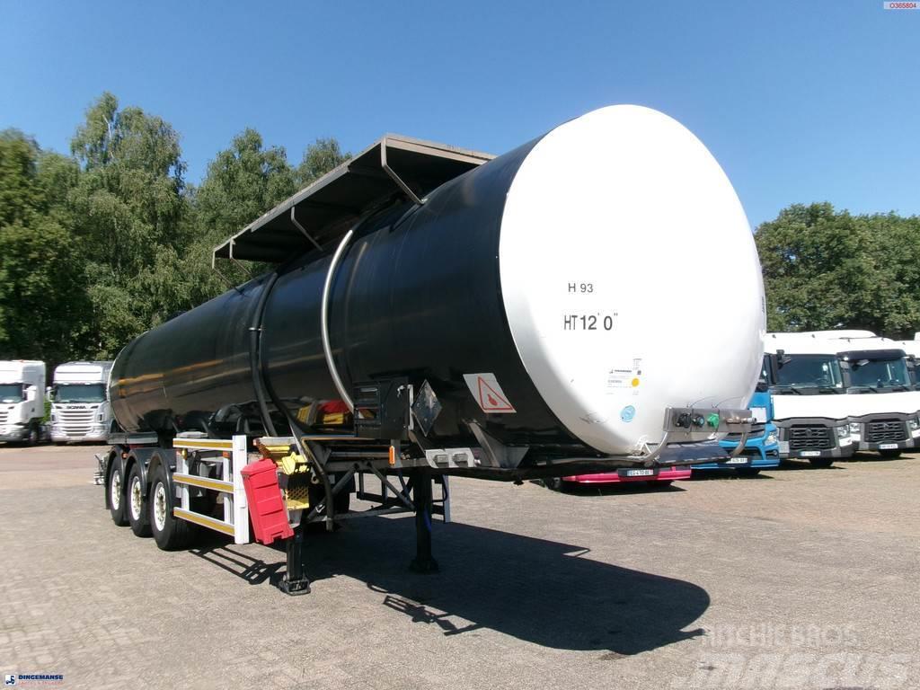  Clayton Bitumen tank inox 33 m3 / 1 comp + ADR Poluprikolice cisterne