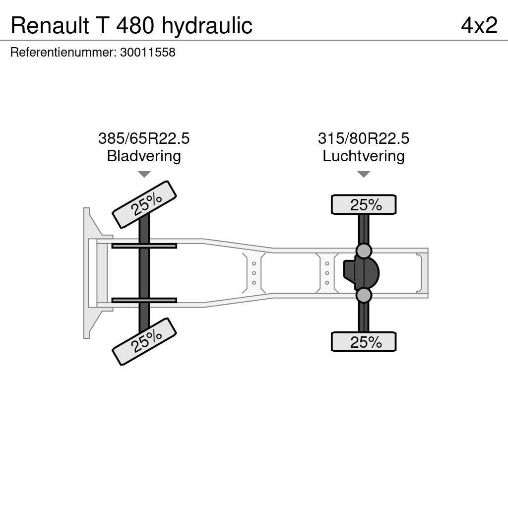 Renault T 480 hydraulic Tegljači
