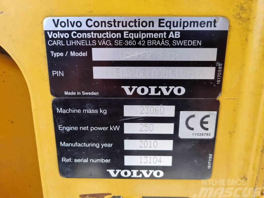 Volvo Wozidło Dumper VOLVO A30E 6x6 Zglobni damperi