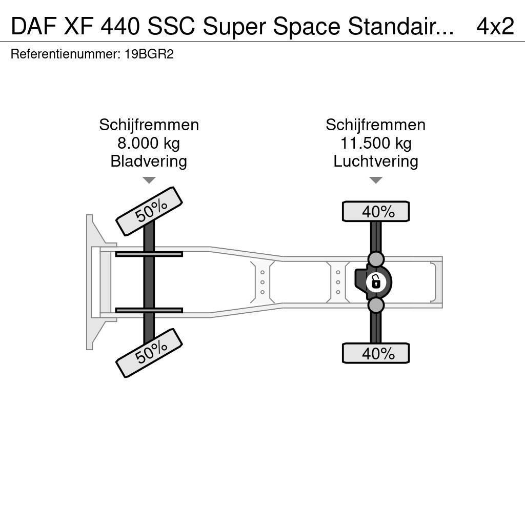 DAF XF 440 SSC Super Space Standairco Hydraulic ACC NL Tegljači