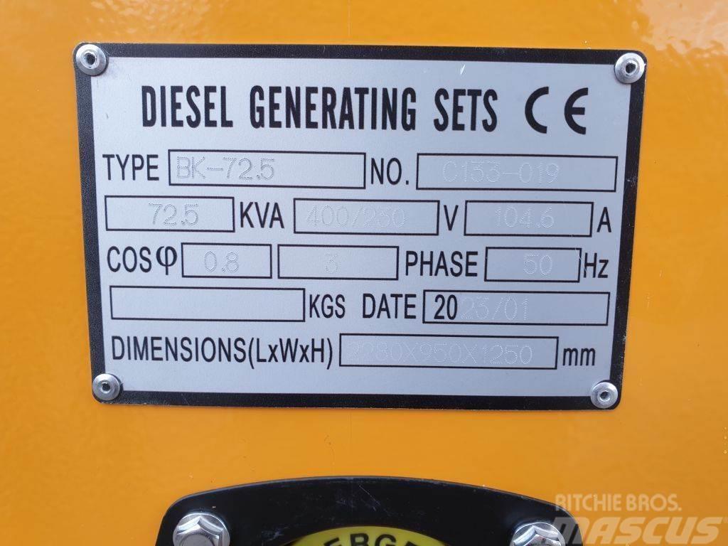  Diversen BK-72.5 Dizel generatori