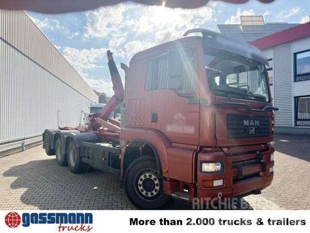 MAN TGA 25.530 8x4-4 BL, Lift-/Lenkachse Rol kiper kamioni sa kukom za podizanje tereta