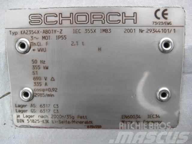  355 kW Schorch Type KA2354X-AB01Y-Z 2001 E-Motor Motori za građevinarstvo