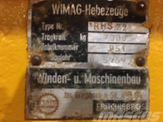  Wimag RHS72 løfteåg - 7 ton Delovi i oprema za kran