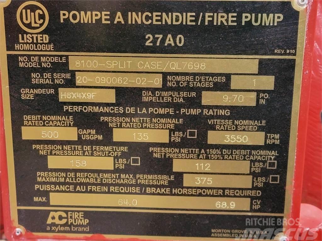  AC FIRE PUMP 8100-Split Case/QL7698 Ostalo za građevinarstvo