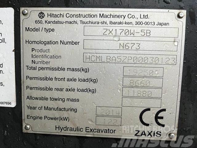 Hitachi ZX 170 W-5B Bageri točkaši