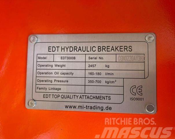  Hydraulikhammer EDT 3000B - 27-35 Tone Bagger Ostalo za građevinarstvo
