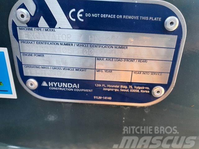 Hyundai HX140LC Bageri guseničari