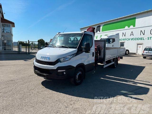 Iveco DAILY 70C17 with crane FASSI F50, E5 vin 461 Pick up/Dropside
