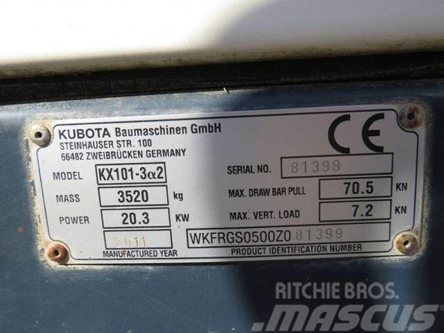 Kubota Minibagger KX 101-3 Minibagger Mini bageri < 7t