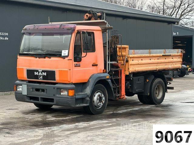 MAN 15.264 4x2 Meiller-DSK + Atlas 80.1 Ladekran Kiperi kamioni