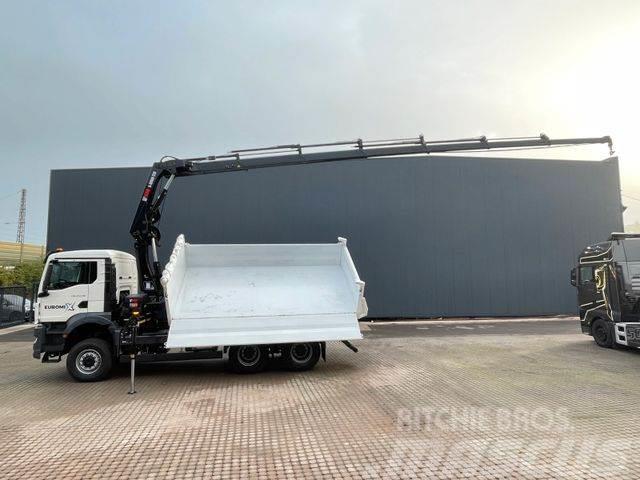 MAN TGS 33.440 6x6 /3-Seiten- Kipper / Kran HIAB 228 Kiperi kamioni