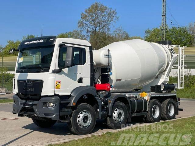 MAN TGS 37.480 Euromix MTP EM 10 L Kamioni mešalice za beton