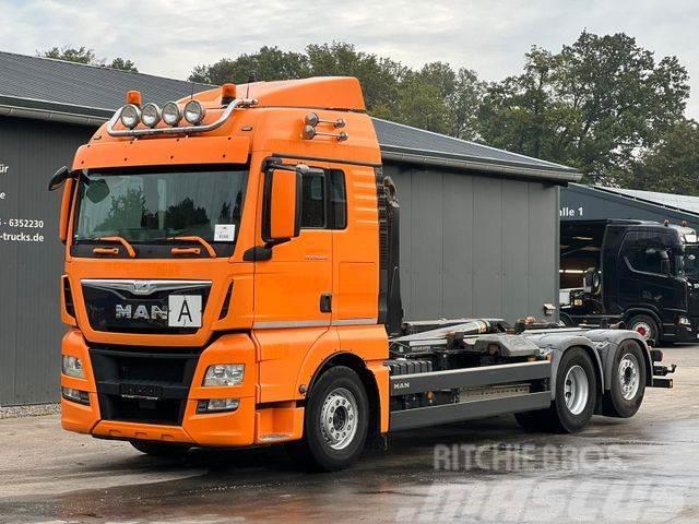 MAN TGX 26.440 6x2 Euro6 Meiller Hakenlift Rol kiper kamioni sa kukom za podizanje tereta