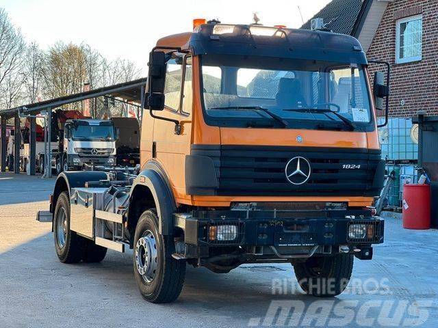 Mercedes-Benz 1824 AK 39 EU2 4x4 Top Zustand !! 66000 Km Rol kiper kamioni sa kukom za podizanje tereta