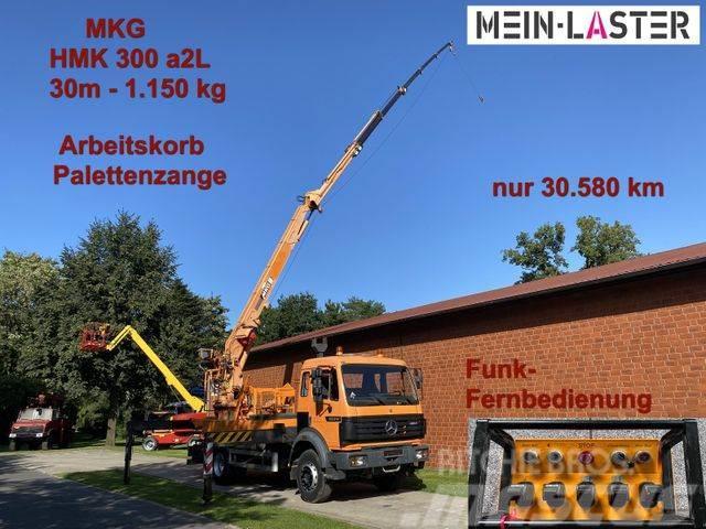 Mercedes-Benz 1824 MKG 300 30m 1.150 kg Funk Korb nur 30.584km Kamioni sa kranom