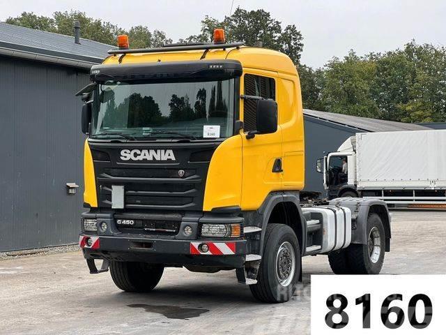 Scania G450 4x4 Euro 6 SZM Kipphydraulik Tegljači