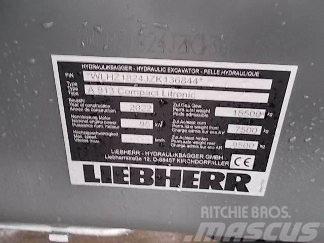 Liebherr A 913 Compact G6.0-D Litronic Bageri točkaši