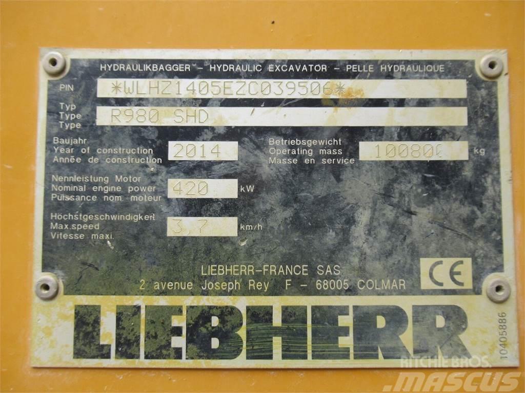 Liebherr R 980 SME Bageri guseničari