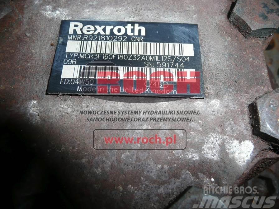 Rexroth MCR3F160F180Z32A0M1L12S/S0409B Motori za građevinarstvo