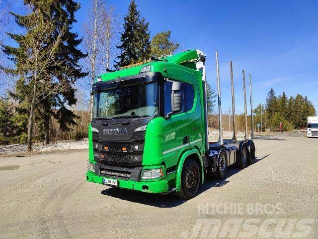 Scania R 650 B6x4NB Kamioni za drva Šticari