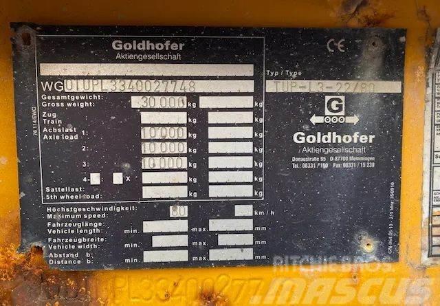 Goldhofer TUP-L3-22/80 Niski utovarivači