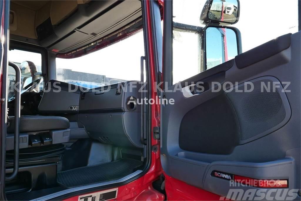 Scania R420 Curtain side + tail lift Kamioni sa ravan platformom / vitlom