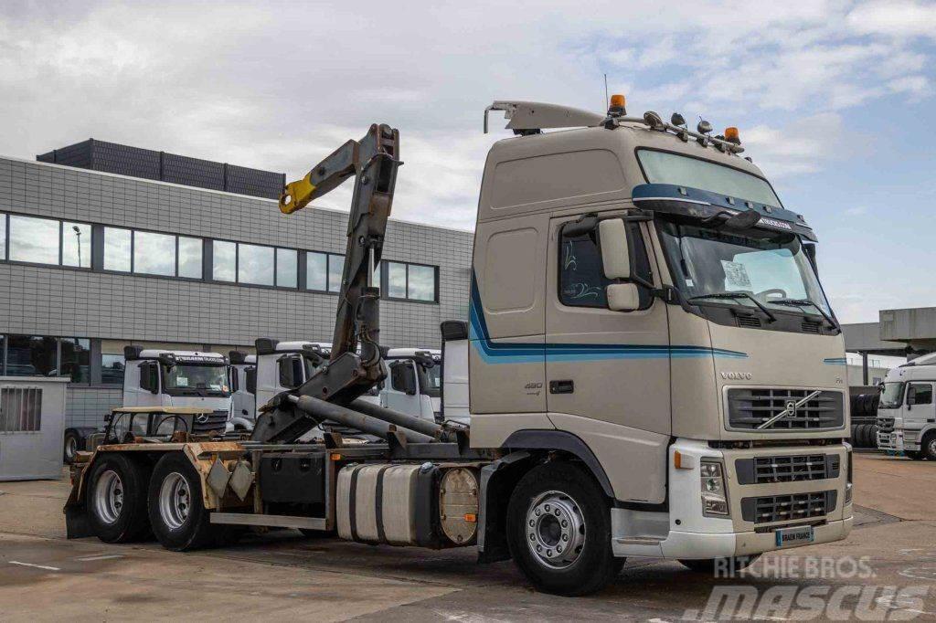 Volvo FH 480 6x2 Emelőhorgos Rol kiper kamioni sa kukom za podizanje tereta