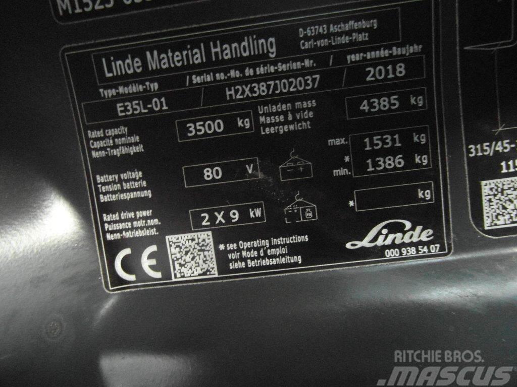 Linde E35L-387-01 Električni viljuškari