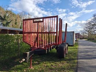 Log trailer for crane skidder HSM, Welte, EQUUS Self M