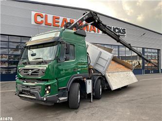 Volvo FMX 460 8x2 Hiab 24 ton/meter laadkraan (bouwjaar