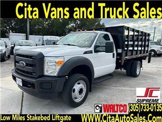 Ford F450 SD 12 FT *FLATBED* *STAKEBED* LIFTGATE FLAT B