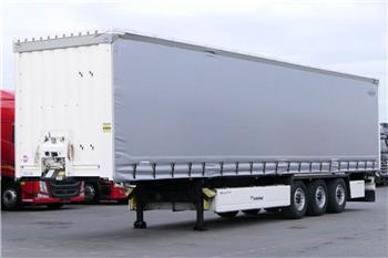 Krone CURTAINSIDER / STANDARD / LIFTED AXLE / PALLET BOX