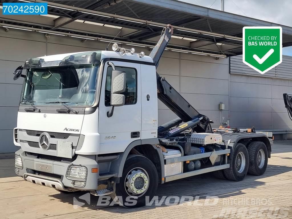 Mercedes-Benz Actros 2646 6X4 22T Hook Retarder Big-Axle Euro 5 Rol kiper kamioni sa kukom za podizanje tereta