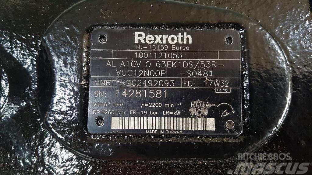 JLG 3006-Rexroth AL A10VO63EK1DS/53R-Load sensing pump Hidraulika