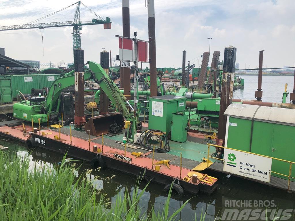 IHC ponton for excavator Radni brodovi/teglenice