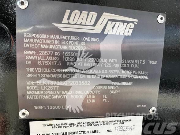 Load King LK25TT TILT DECK TRAILER, 50K CAPACITY, SPRING RID Poluprikolice labudice