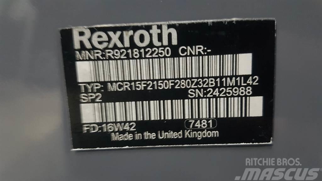 Rexroth MCR15F2150F280Z32B-R921812250-Wheel motor/Radmotor Hidraulika