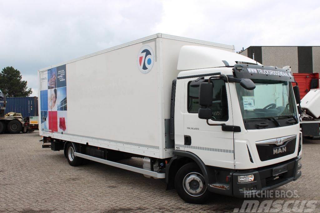 MAN TGL 12.220 + euro 6 + lift Sanduk kamioni