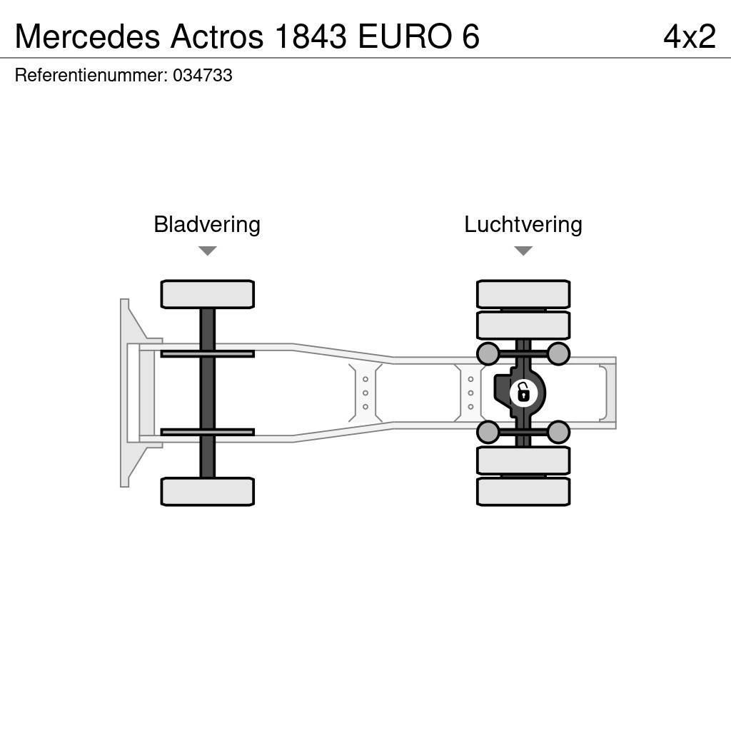Mercedes-Benz Actros 1843 EURO 6 Tegljači