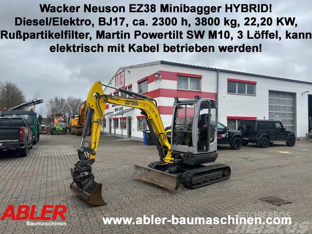 Wacker Neuson EZ 38 Hybrid! Minibagger diesel/Strom Powertilt Mini bageri < 7t