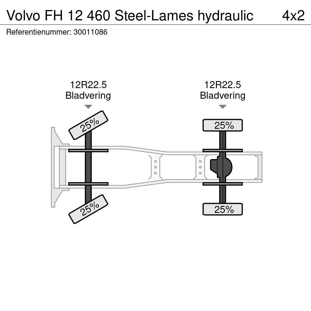 Volvo FH 12 460 Steel-Lames hydraulic Tegljači