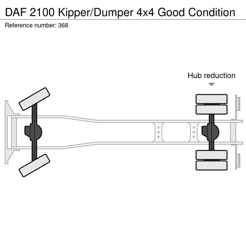 DAF 2100 Kipper/Dumper 4x4 Good Condition Kiperi kamioni
